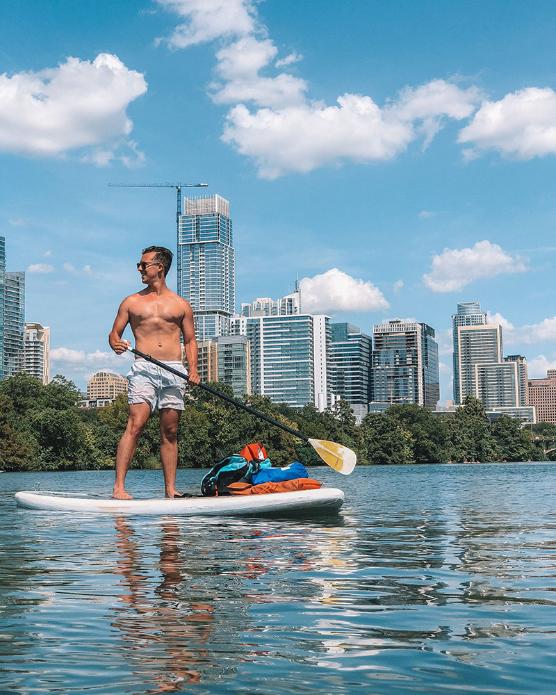 Paddleboarding in Austin 0