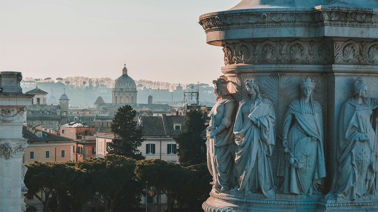 Sculptures of Rome, Italy