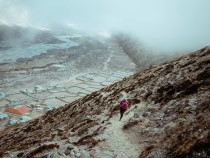 Ang Chhutin Sherpa on her morning run