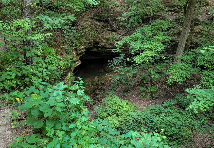 Sand Cave at Mammoth Cave National Park, on of the most Instagram-worthy hiking trails in the US.