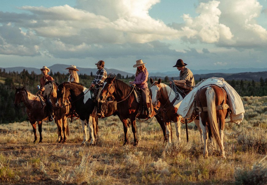 Reining in a Passions - Riding horses in the afternoon sun