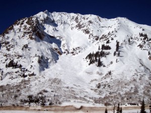 A nice view of our tracks afterwards