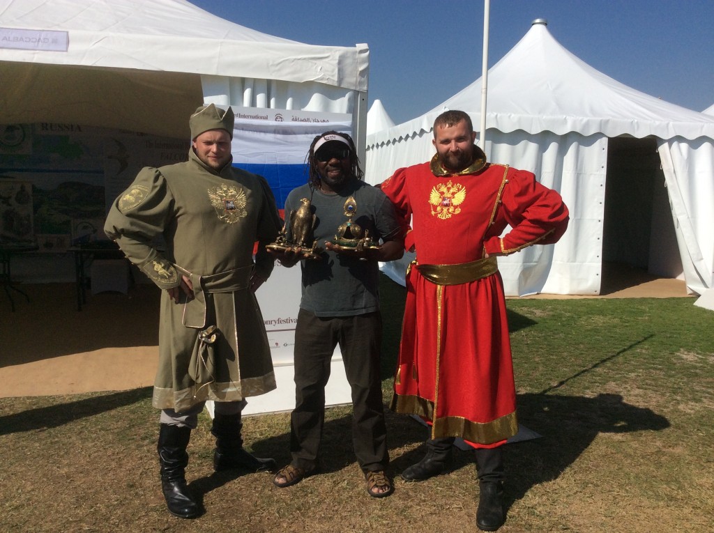 Meeting falconers from all over the world was the best part