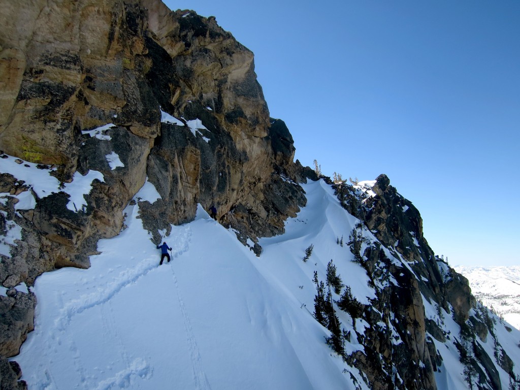 Heading towards the summit