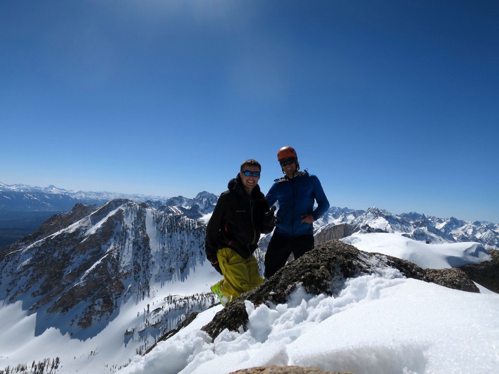 Top of McGown Peak! Psyched!