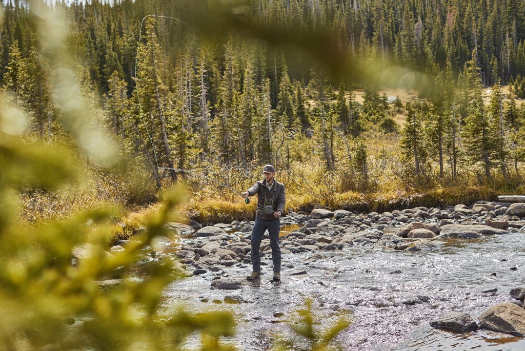 Gearing Up the Flyfishing Greenhorn - in KUHL mens fishing clothing.