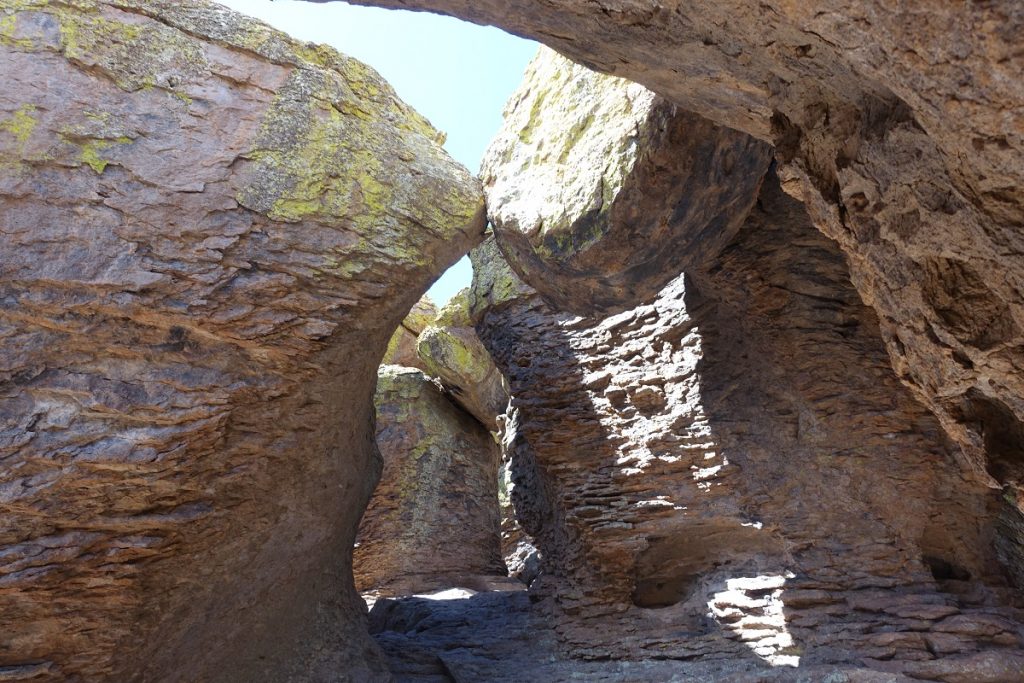 ChiricahuaNationalMonument InsideGrotto ChiricahuaNationalMonument InsideGrotto