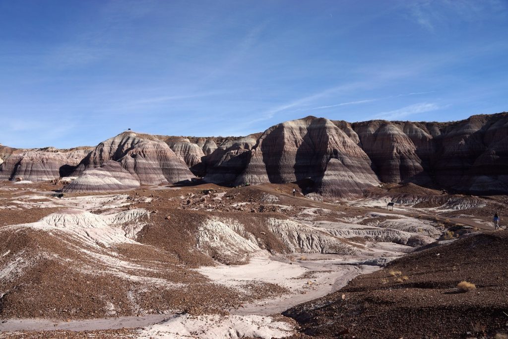 white and gray rock formations