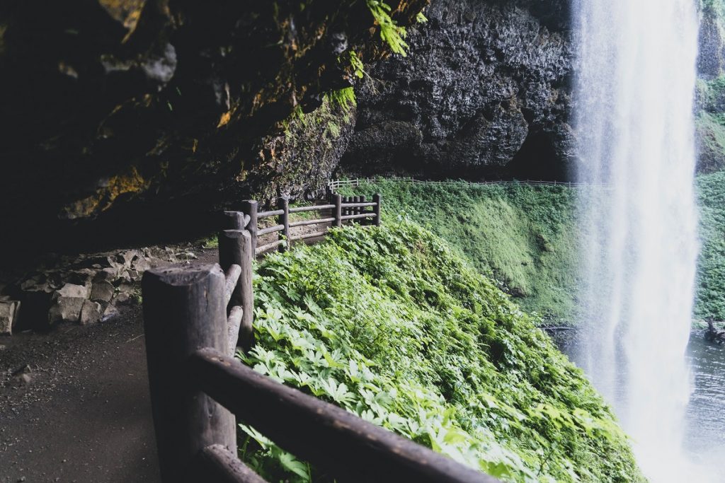 waterfall view during daytime