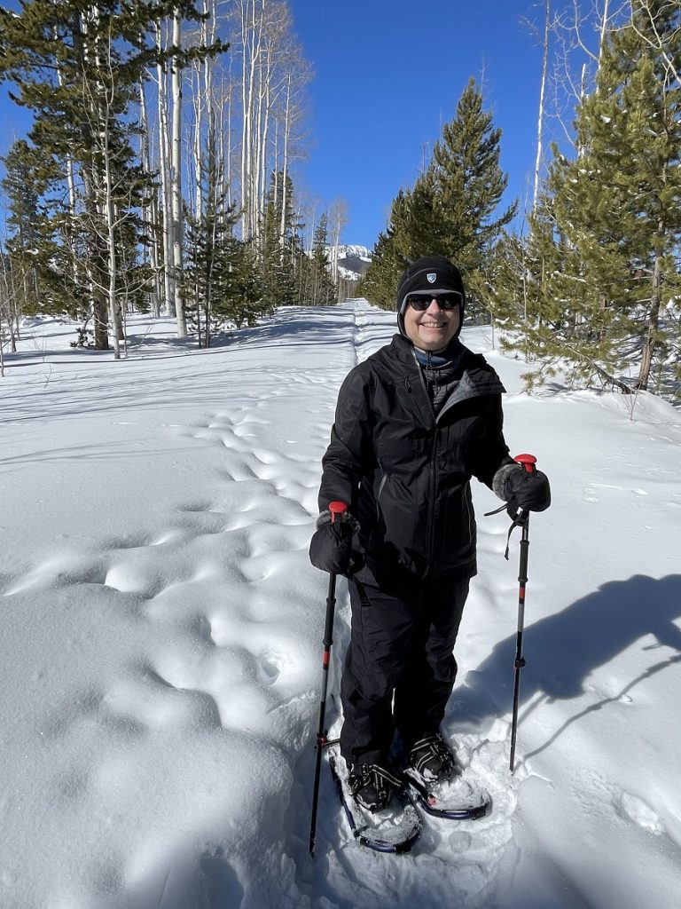 VistaVerdeRanch Snowshoeing Sandy