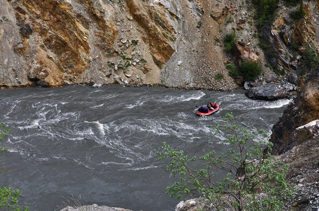 whitewater rafting on the nenana river