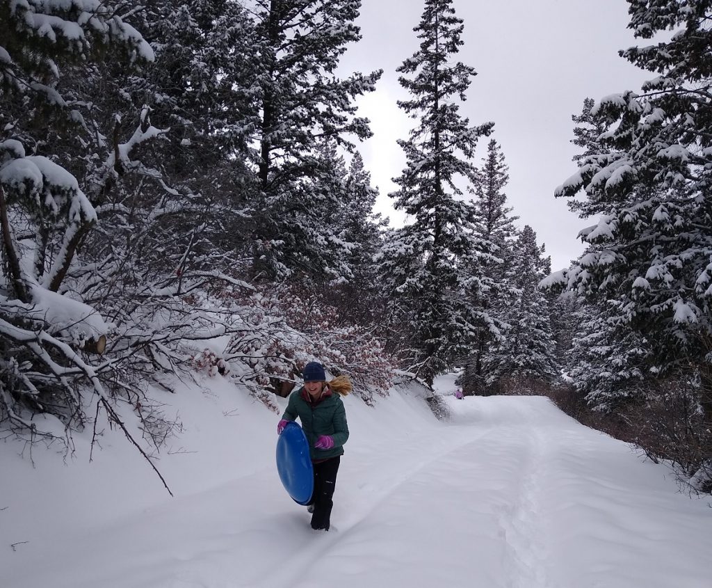 Moab LaSal Sledding