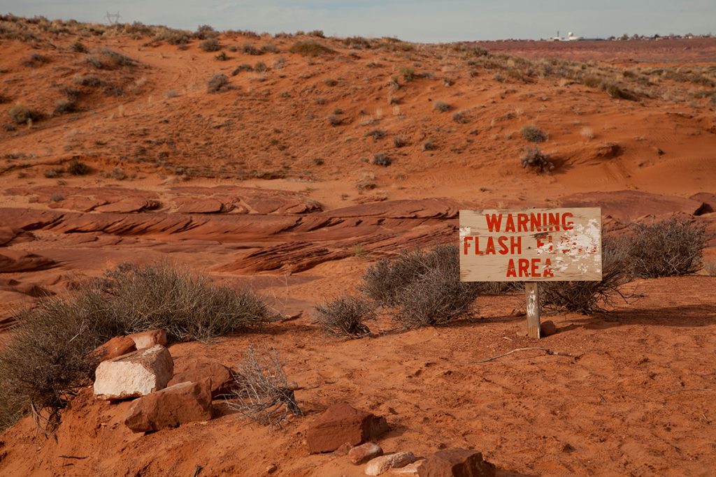 Flash Flood Sign