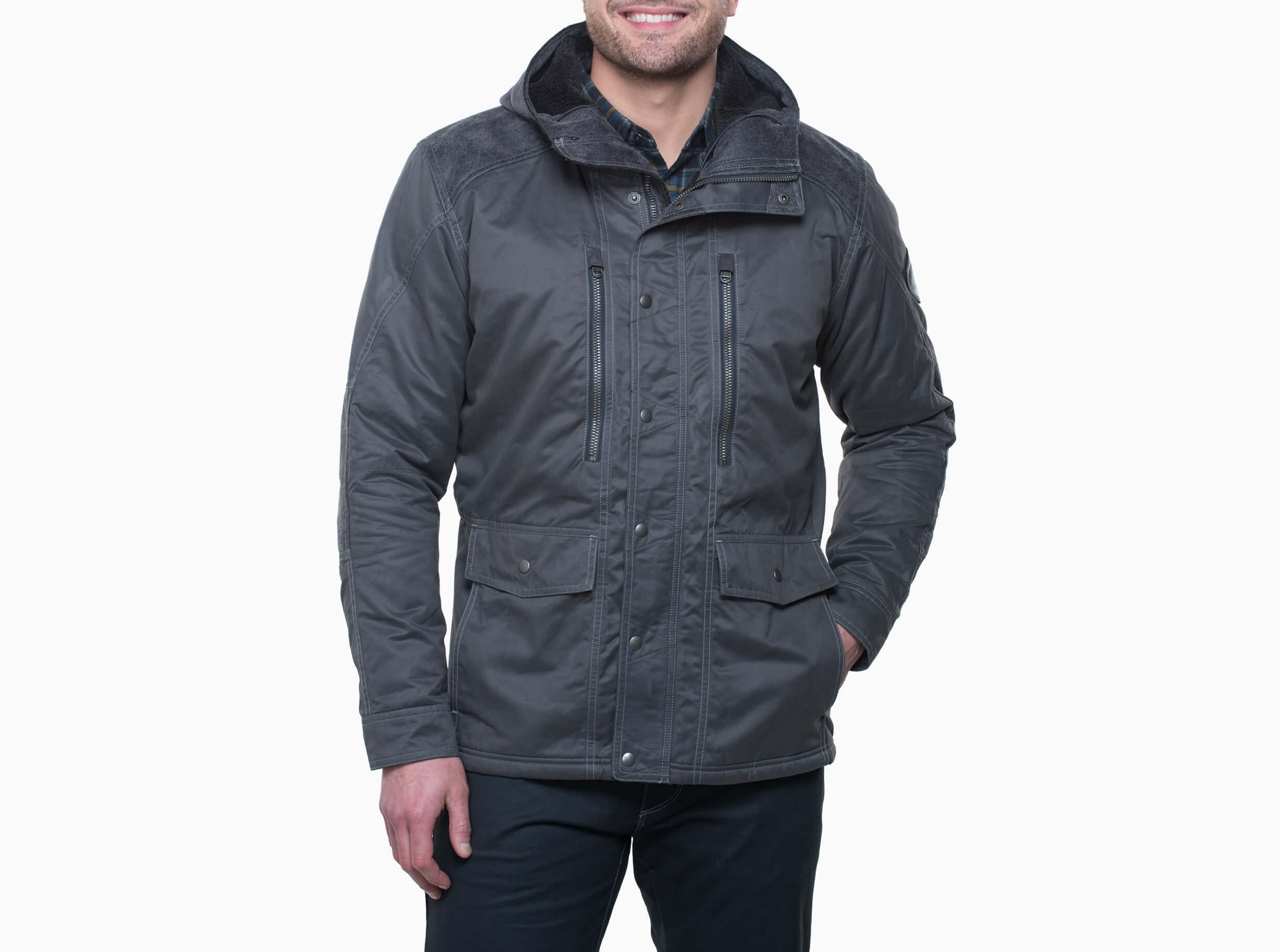 KUHL M's Arktik Jacket CARBON Front