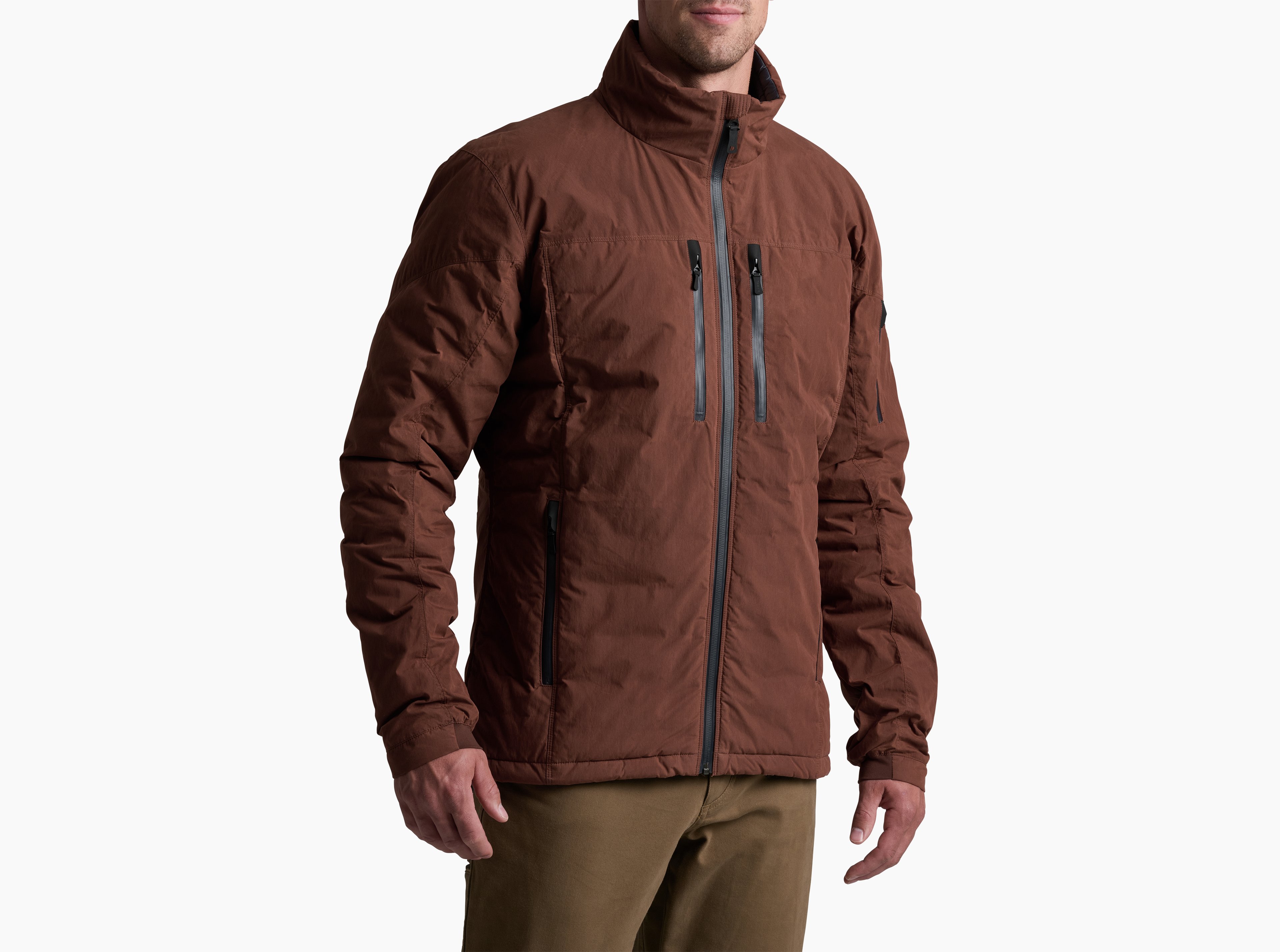 KUHL M's Wyldefire Jacket RUSTIC BRICK Front