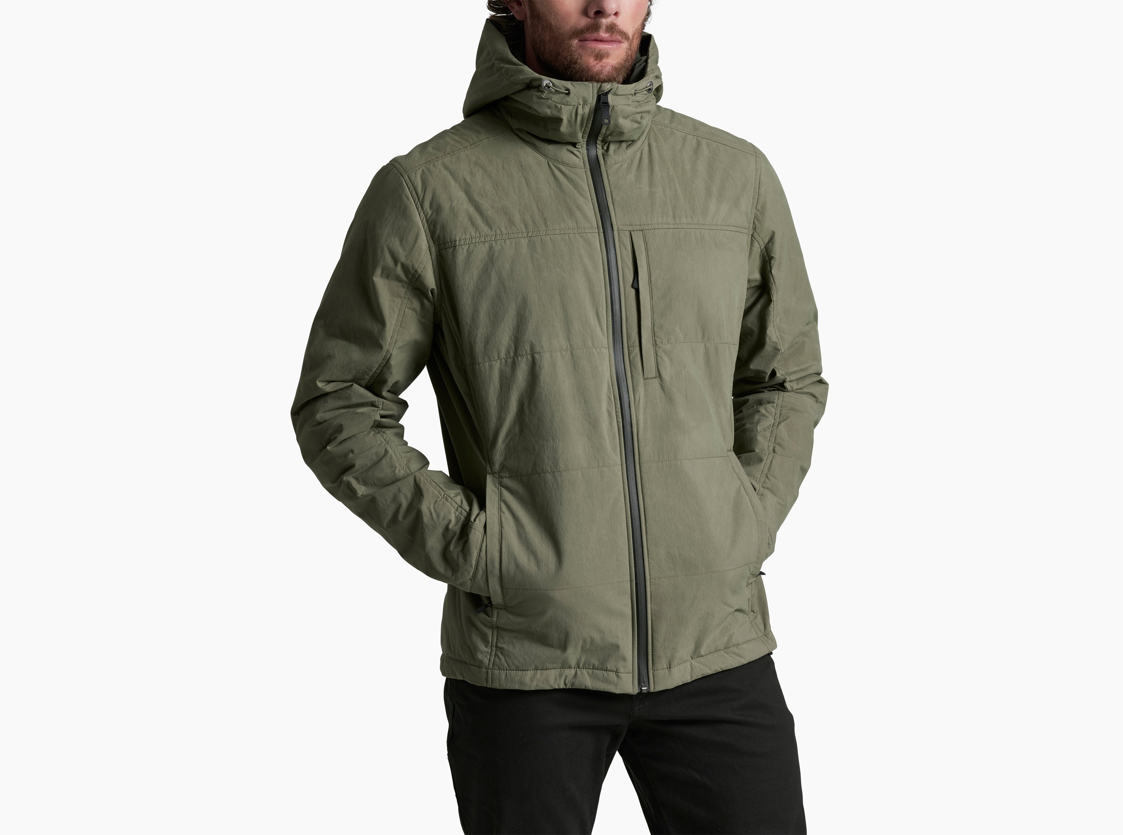 KUHL M's Wylderydr Hoody VINTAGE OLIVE Front