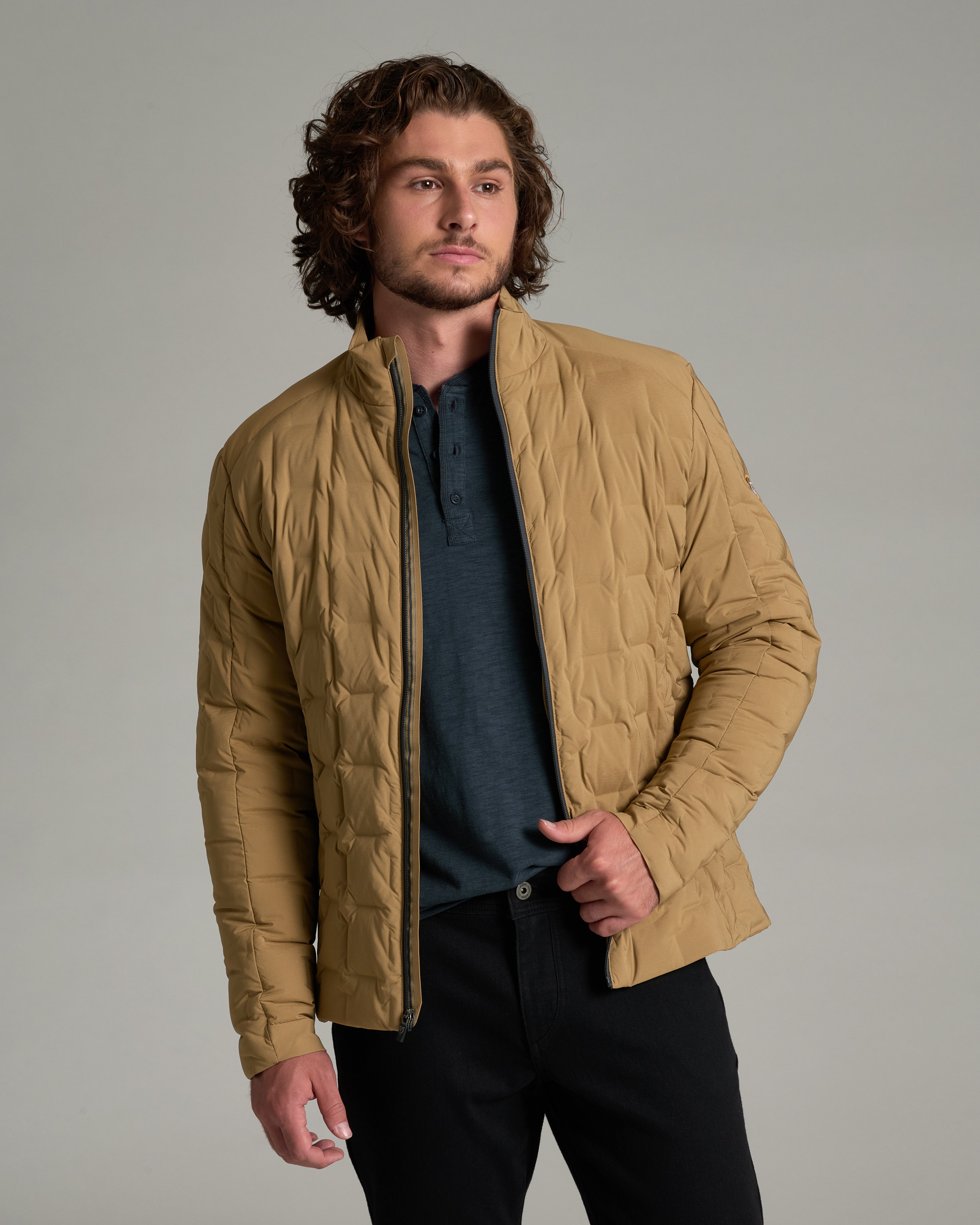 KUHL M's Firestorm Down Jacket DESERT KHAKI Front