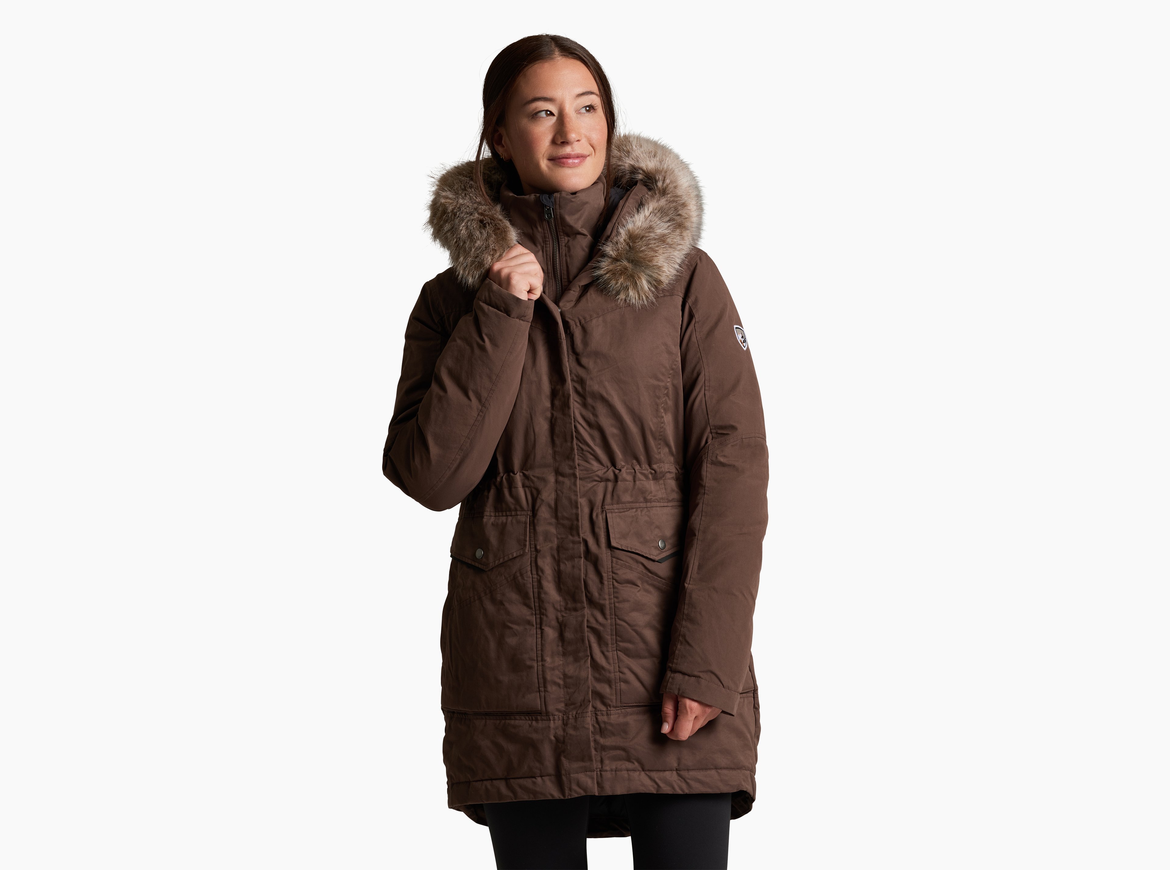KUHL W's Ukon Down Parka COFFEE Front
