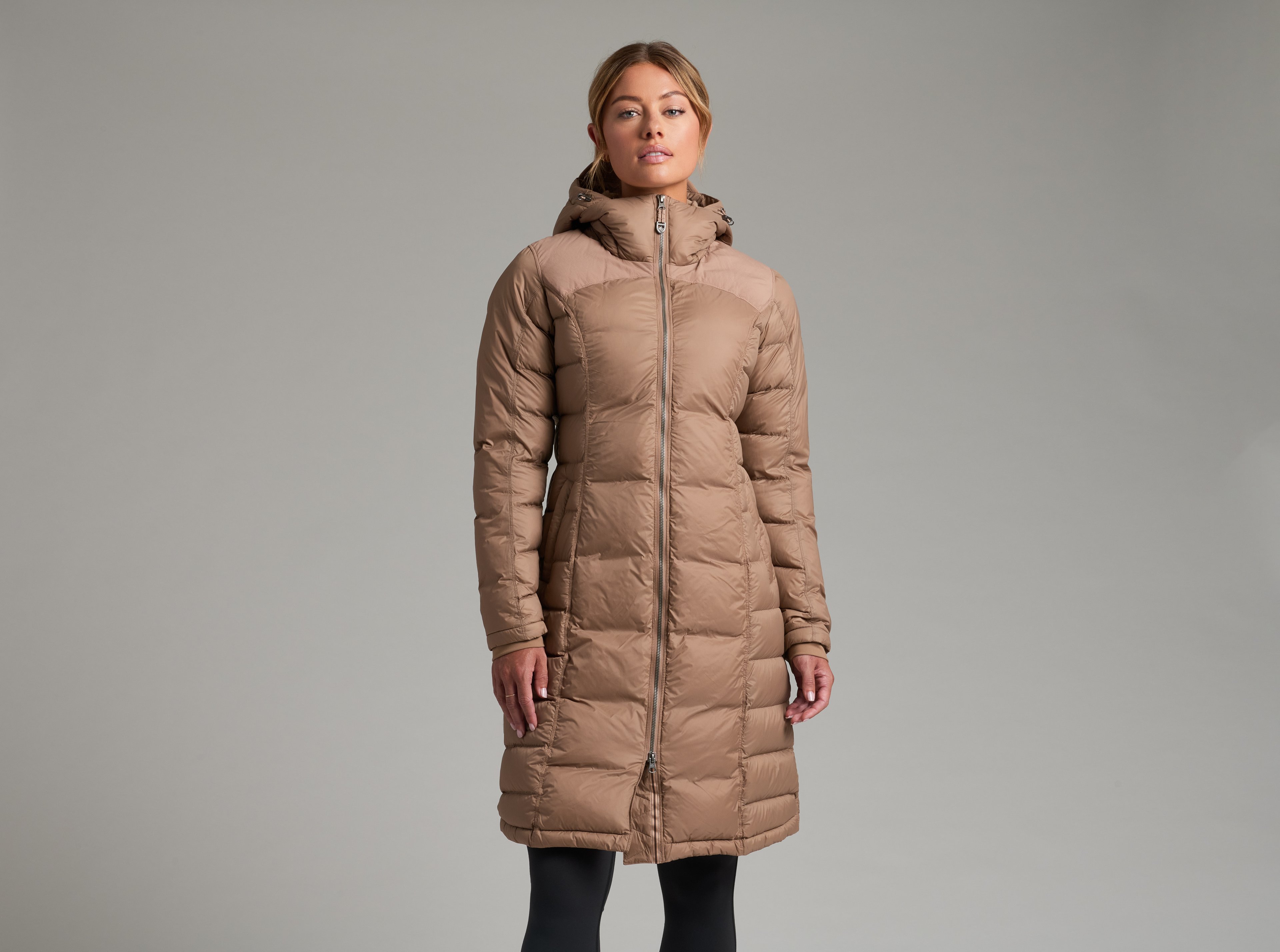 KUHL W's Crossfire Parka LATTE Front