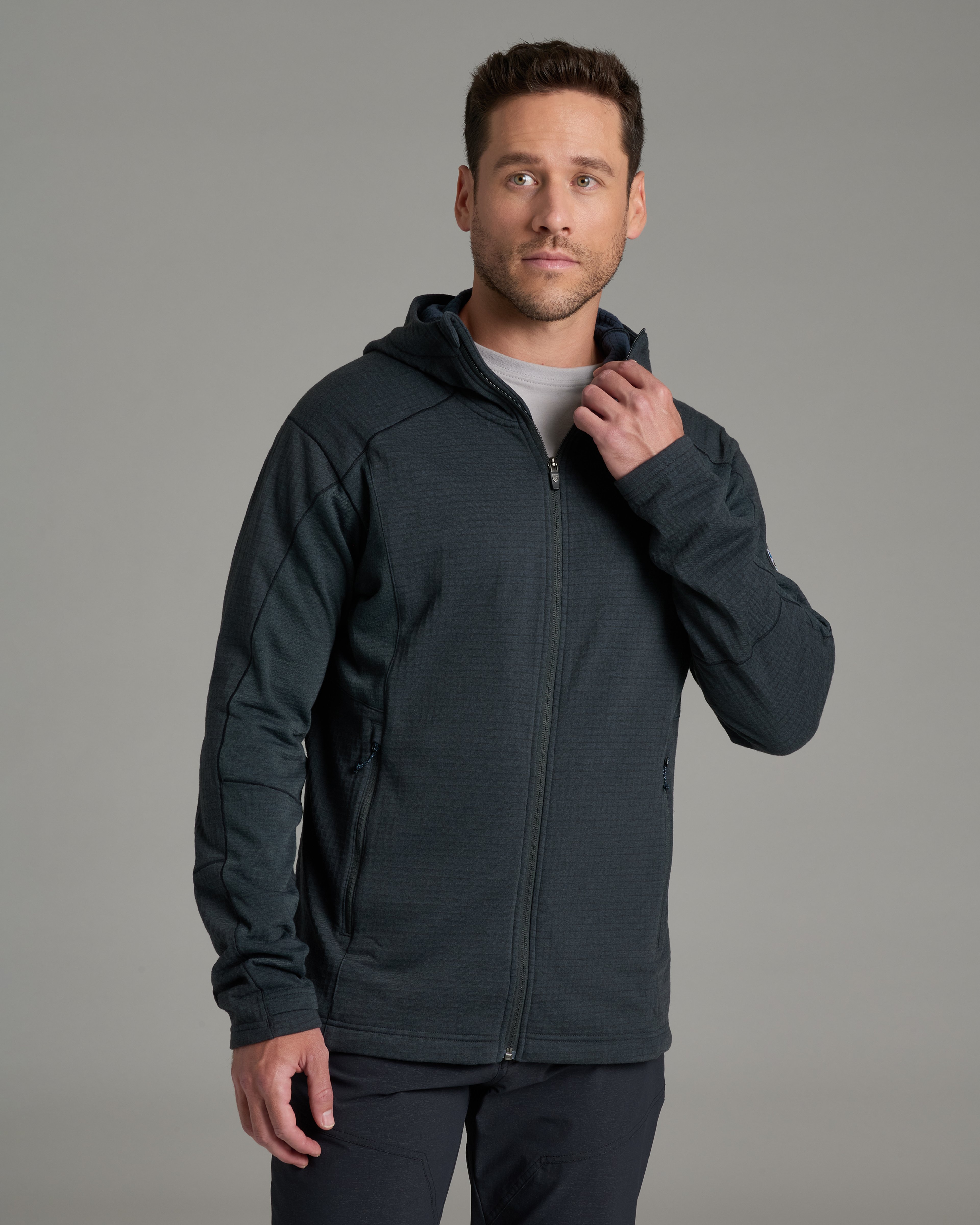 KUHL M's Reactiv Grid FZ Hoody MUTINY BLUE Front