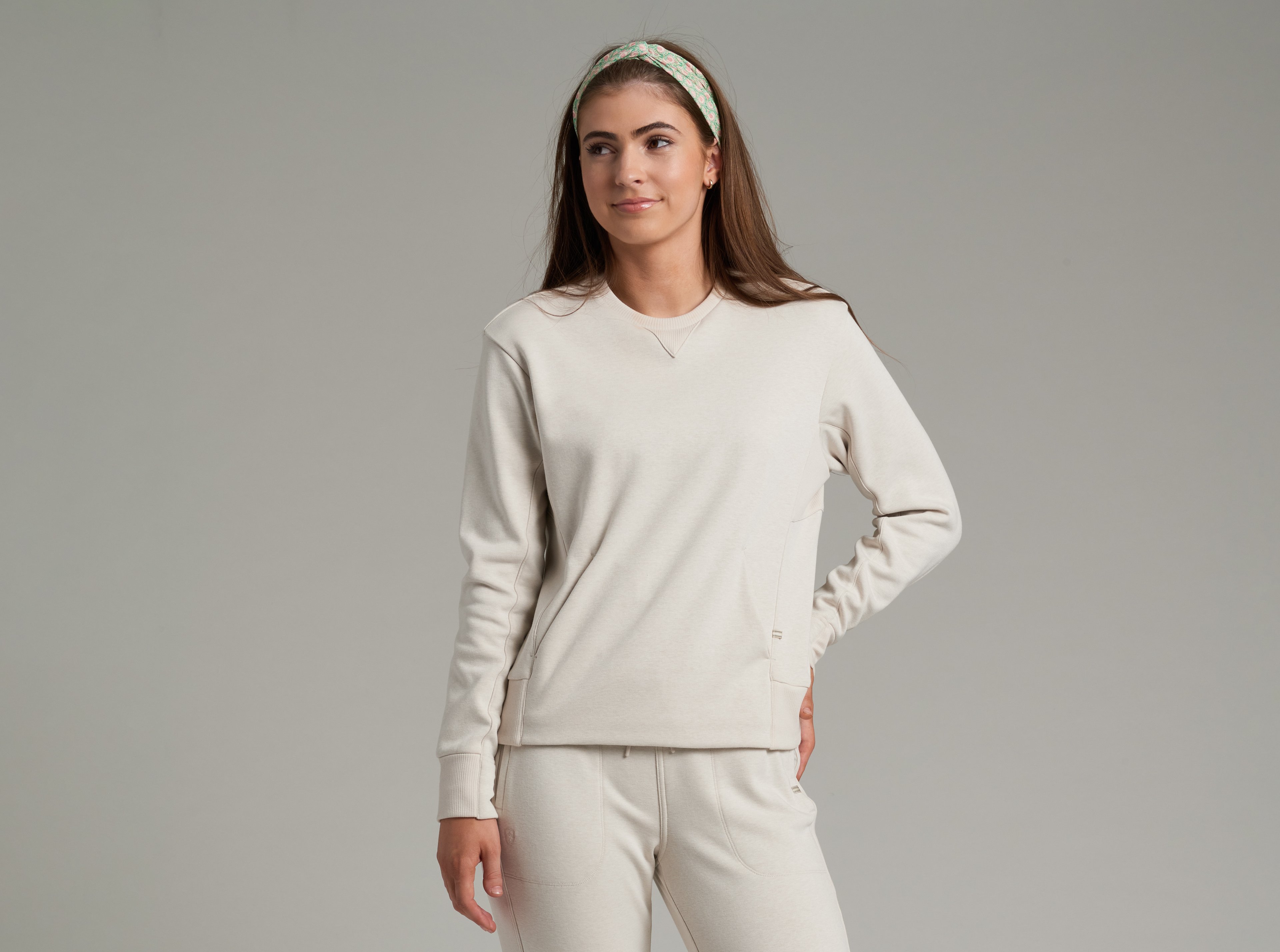 KUHL Kozy Crew Sweatshirt NATURAL Front