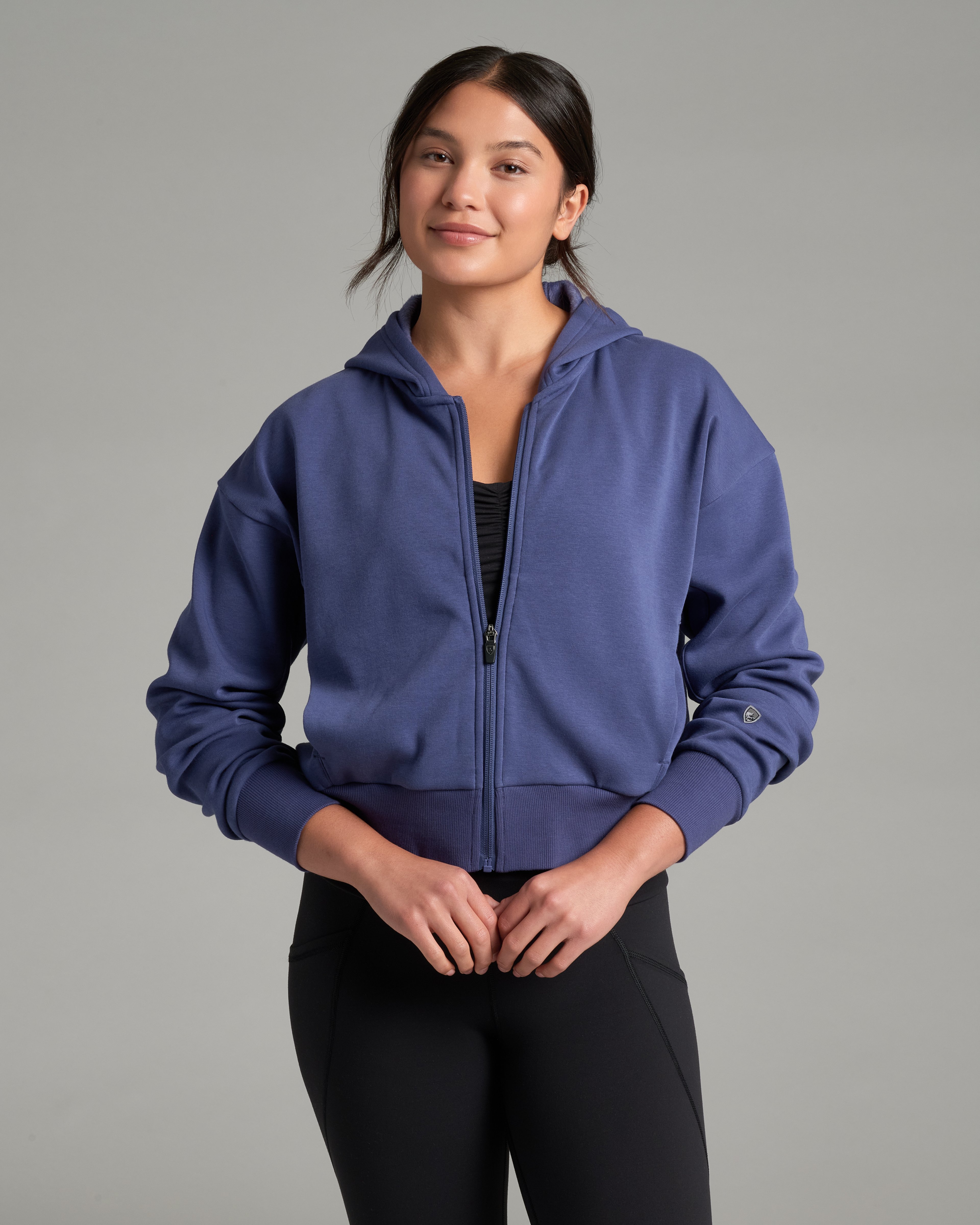 KUHL Kozy FZ Hoody DEEP PERIWINKLE Front