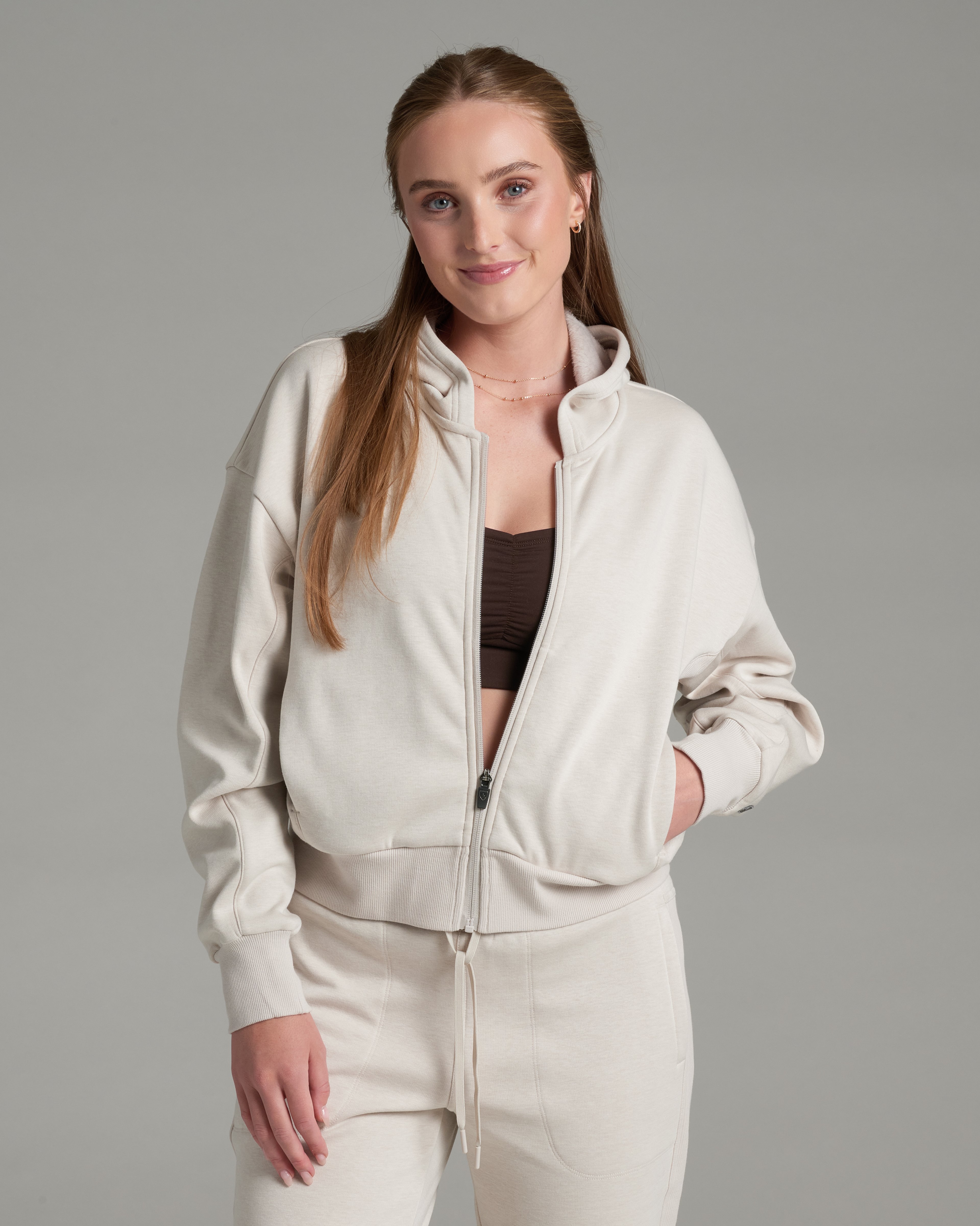 KUHL Kozy FZ Hoody NATURAL Front
