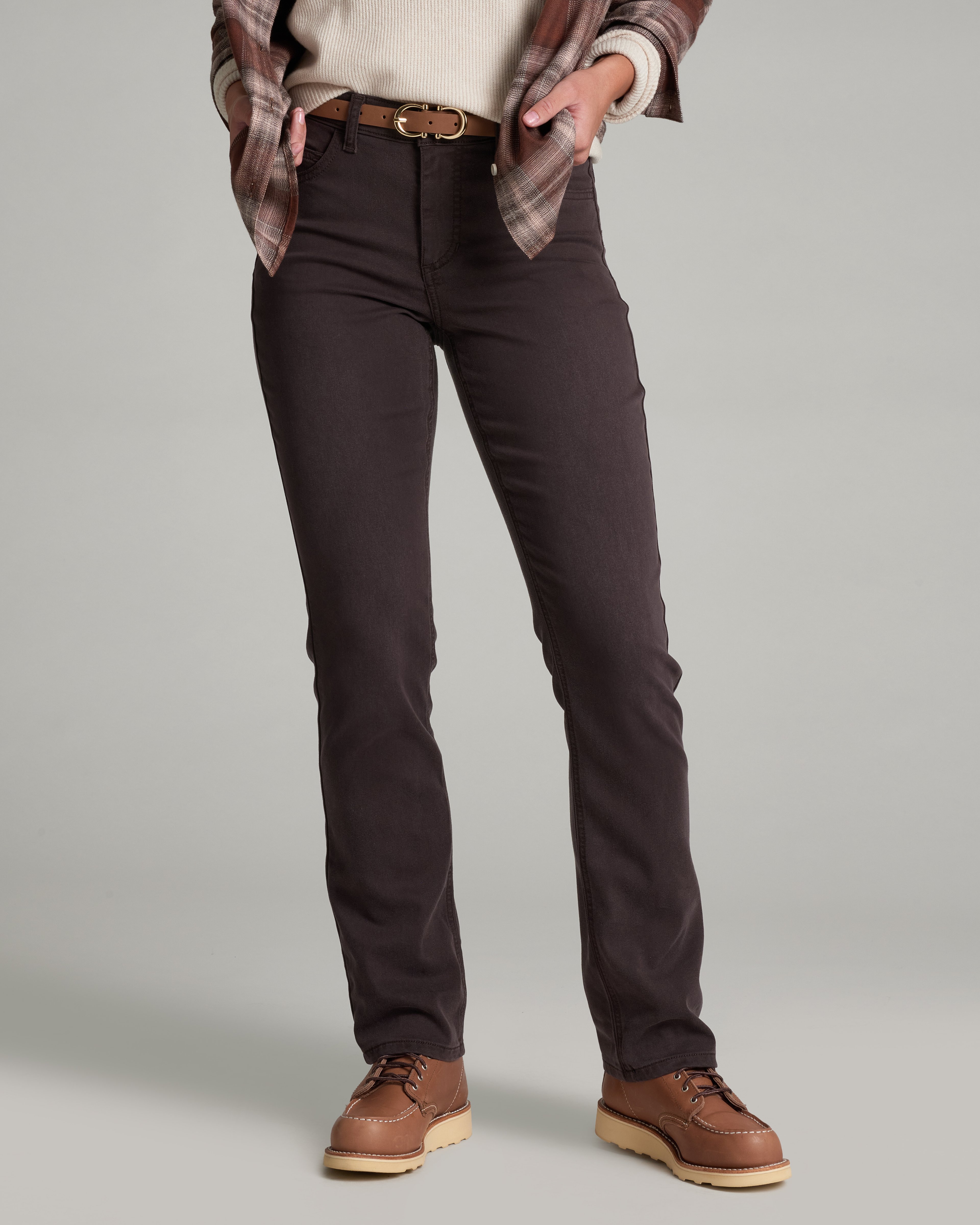 KUHL Kontour Form Straight Denim COFFEE Front