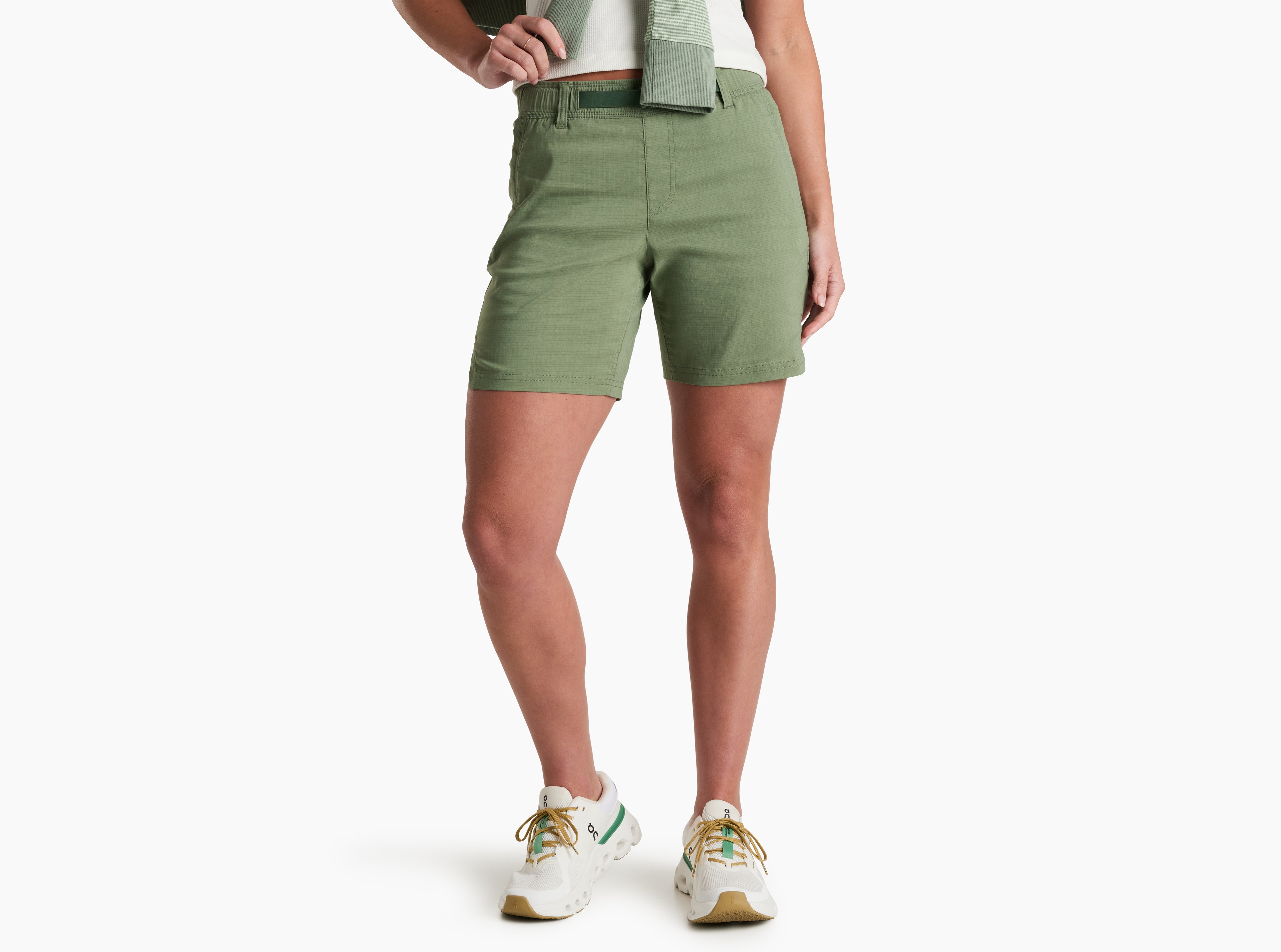 KUHL Haven Short 7" SLATE GREEN Front