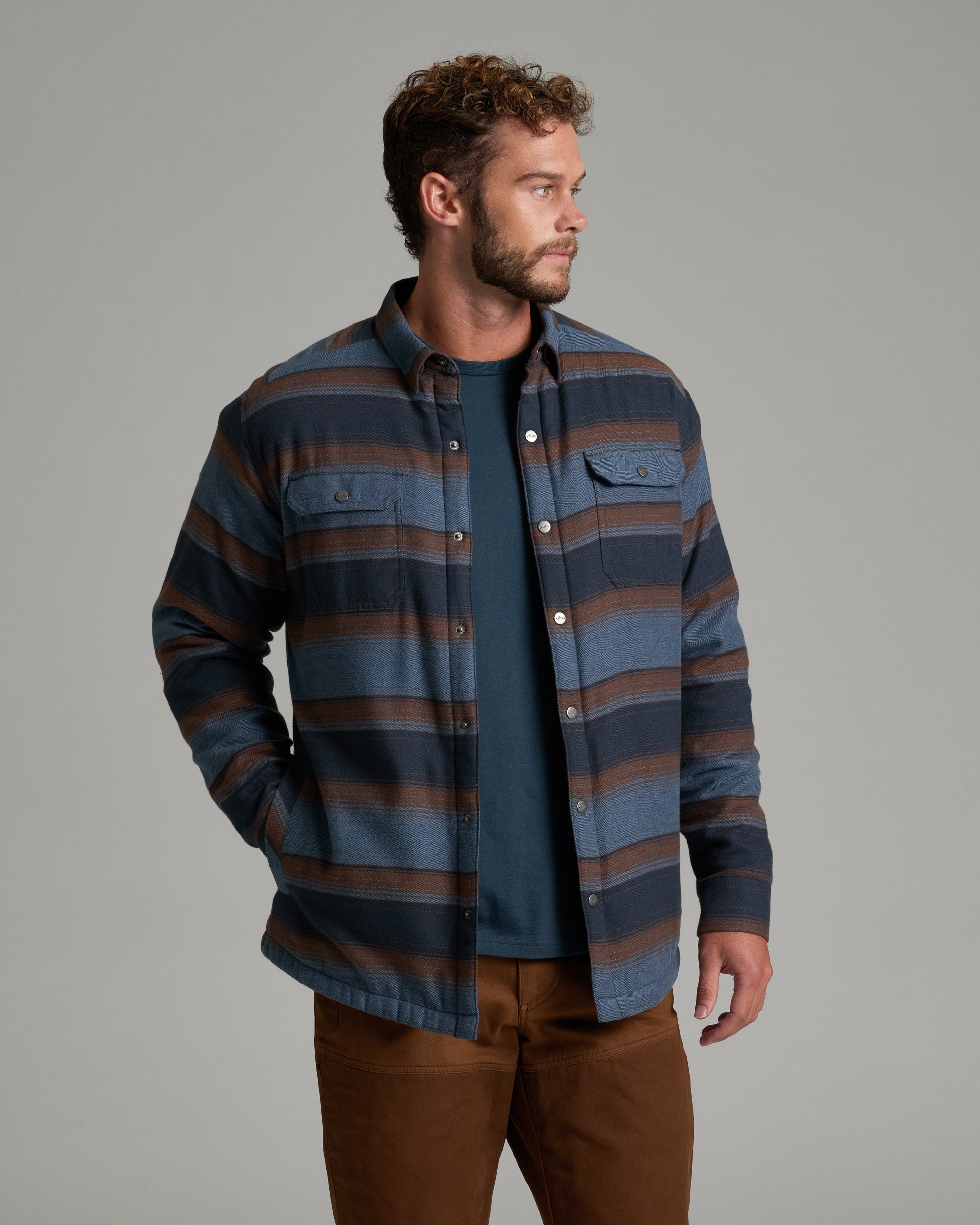 KUHL Joyrydr Shirt-Jac BRONZE BLUE  Front