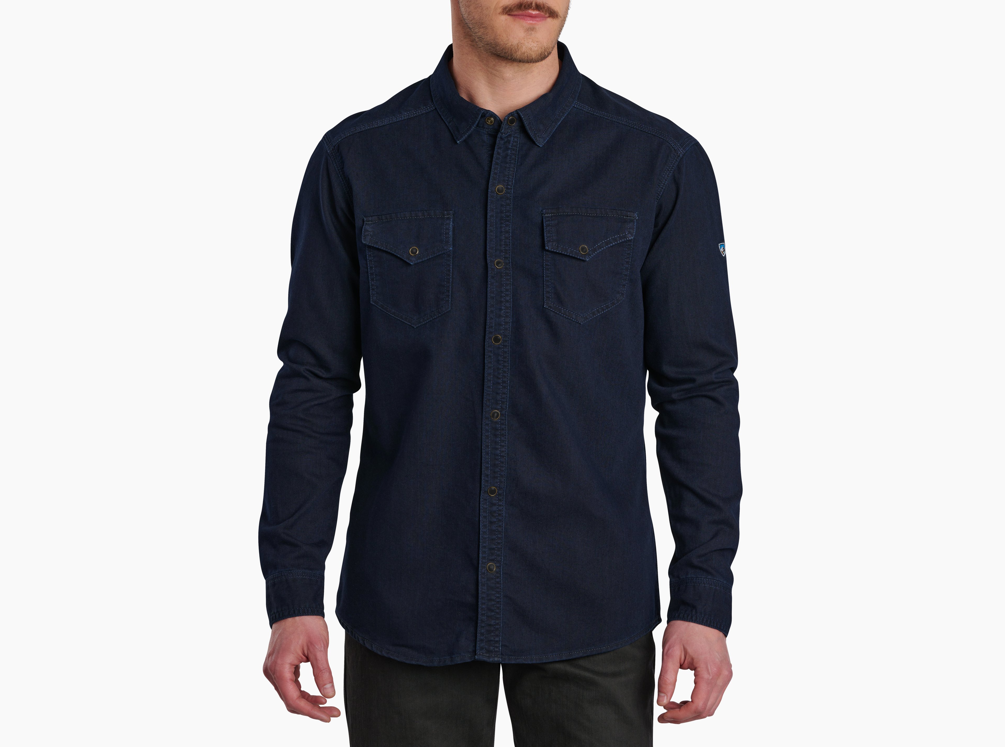 KUHL Desperado LS INK BLUE Front