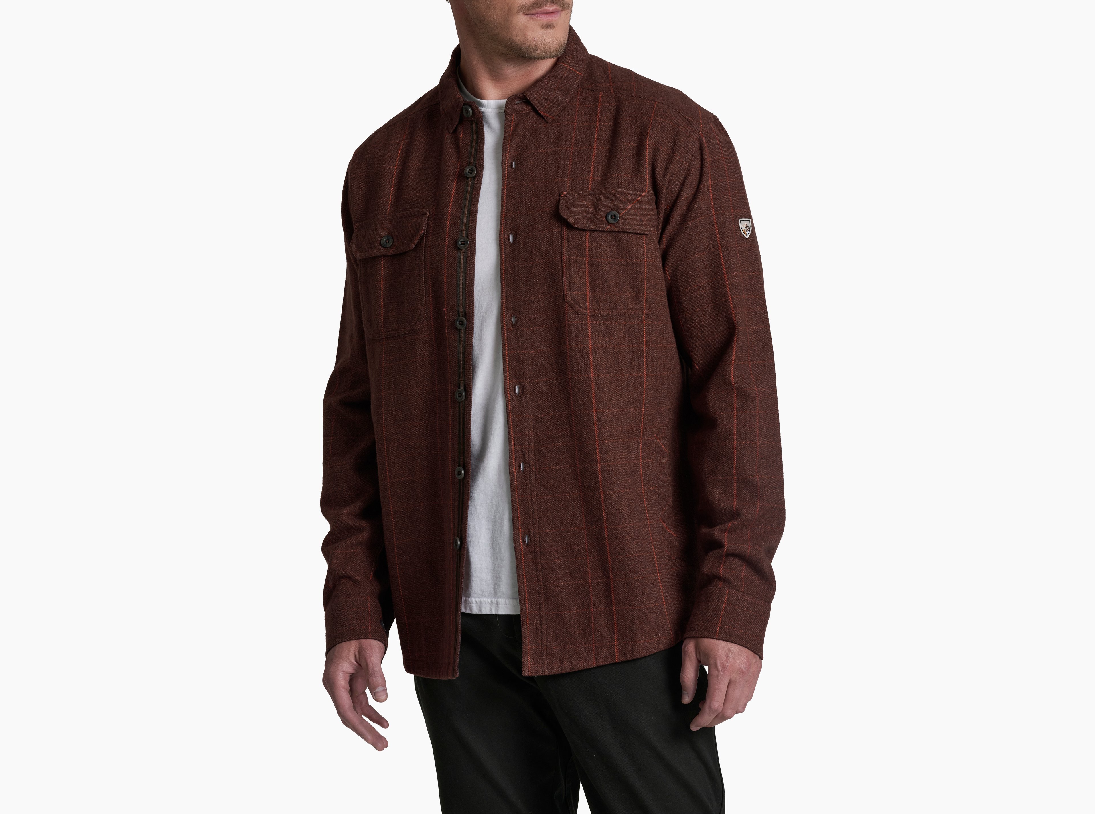 KUHL Deviatr Shirt-Jac RUSTIC BRICK Front