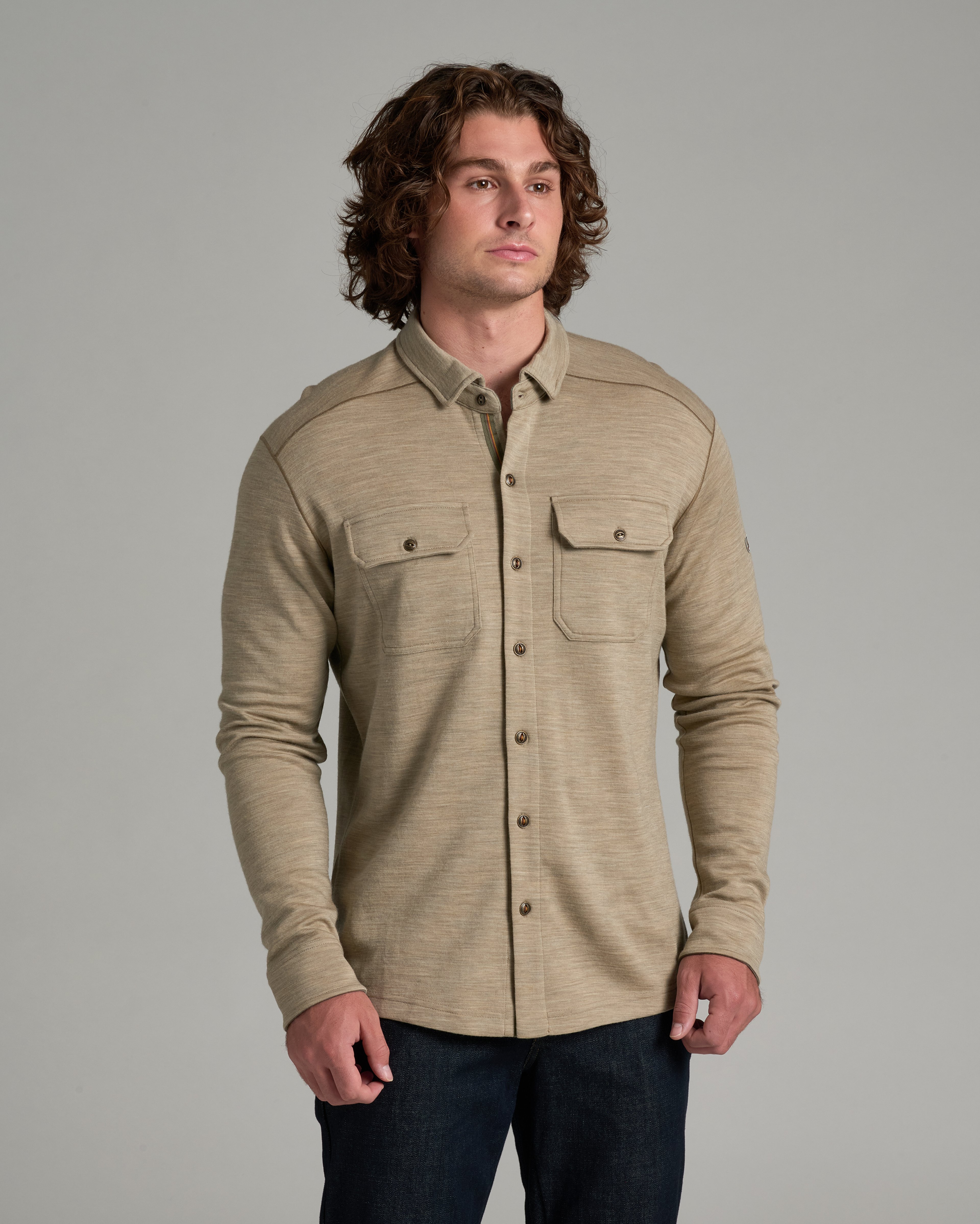 KUHL Invigoratr Merino Button Down KANVAS Front