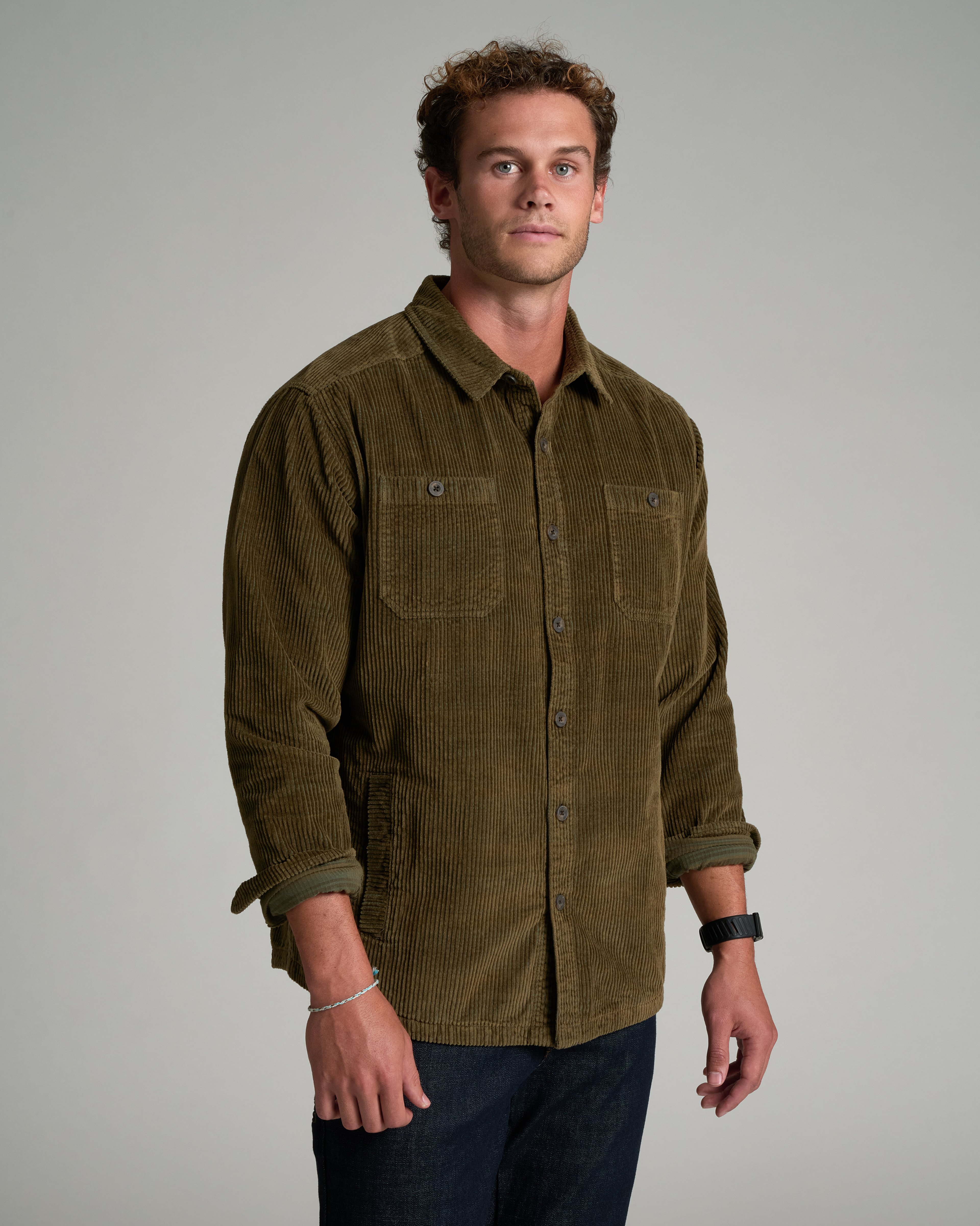 KUHL Ridge Shirt-Jac OLIVE NIGHT Front