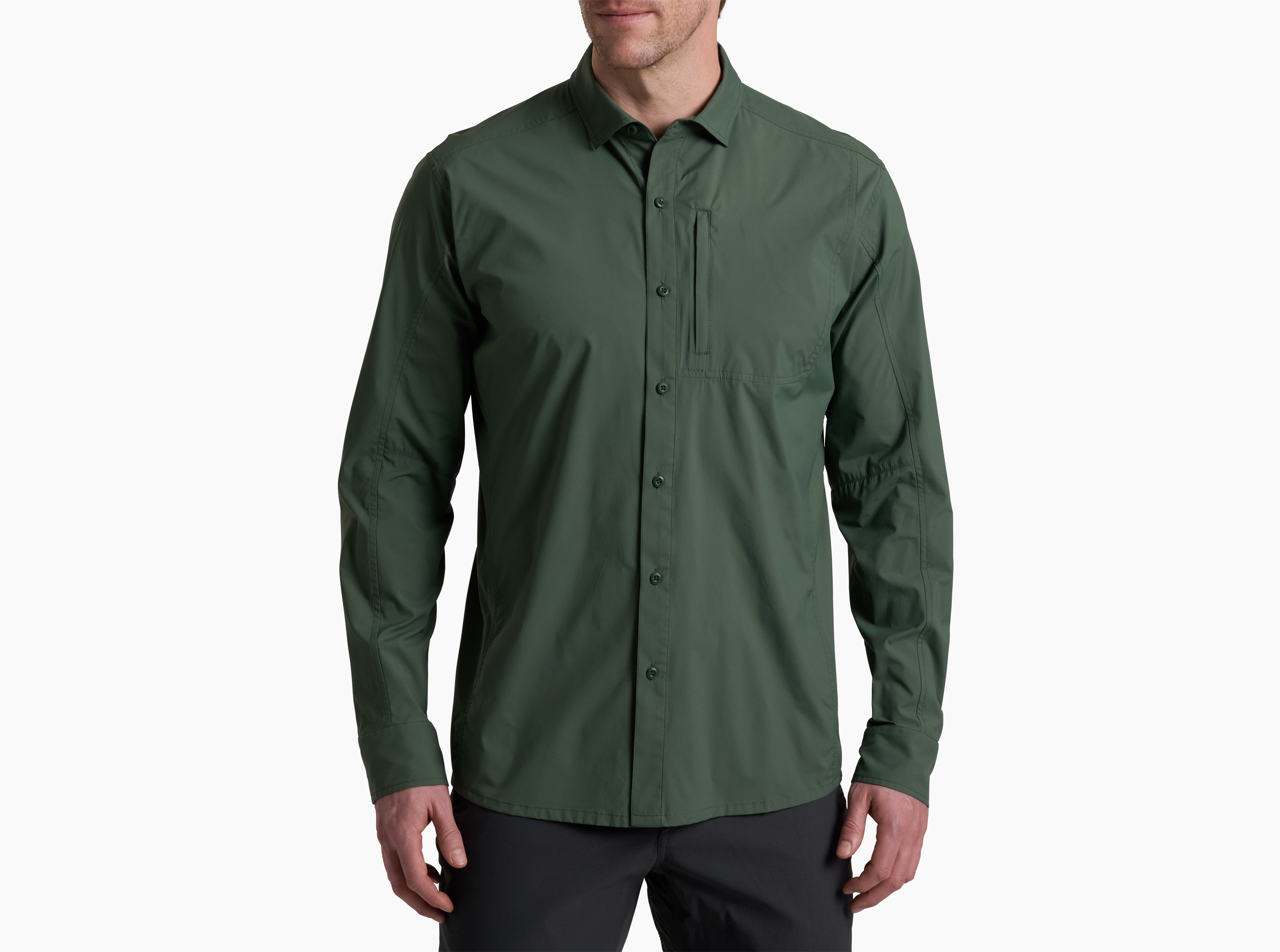 KUHL Driftr LS SMOKED PINE Front