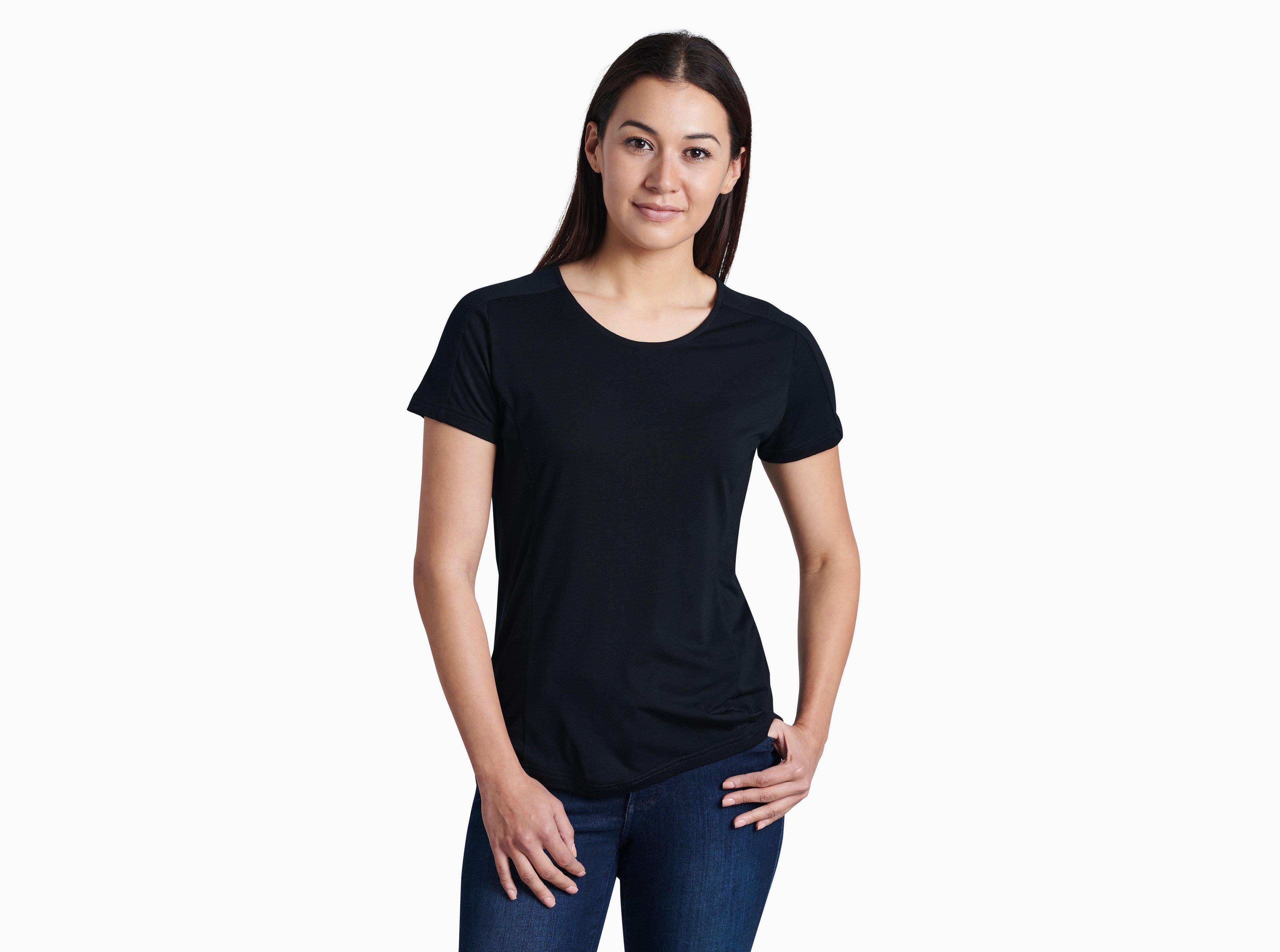 KUHL W's Cashmerino Tee BLACK Front