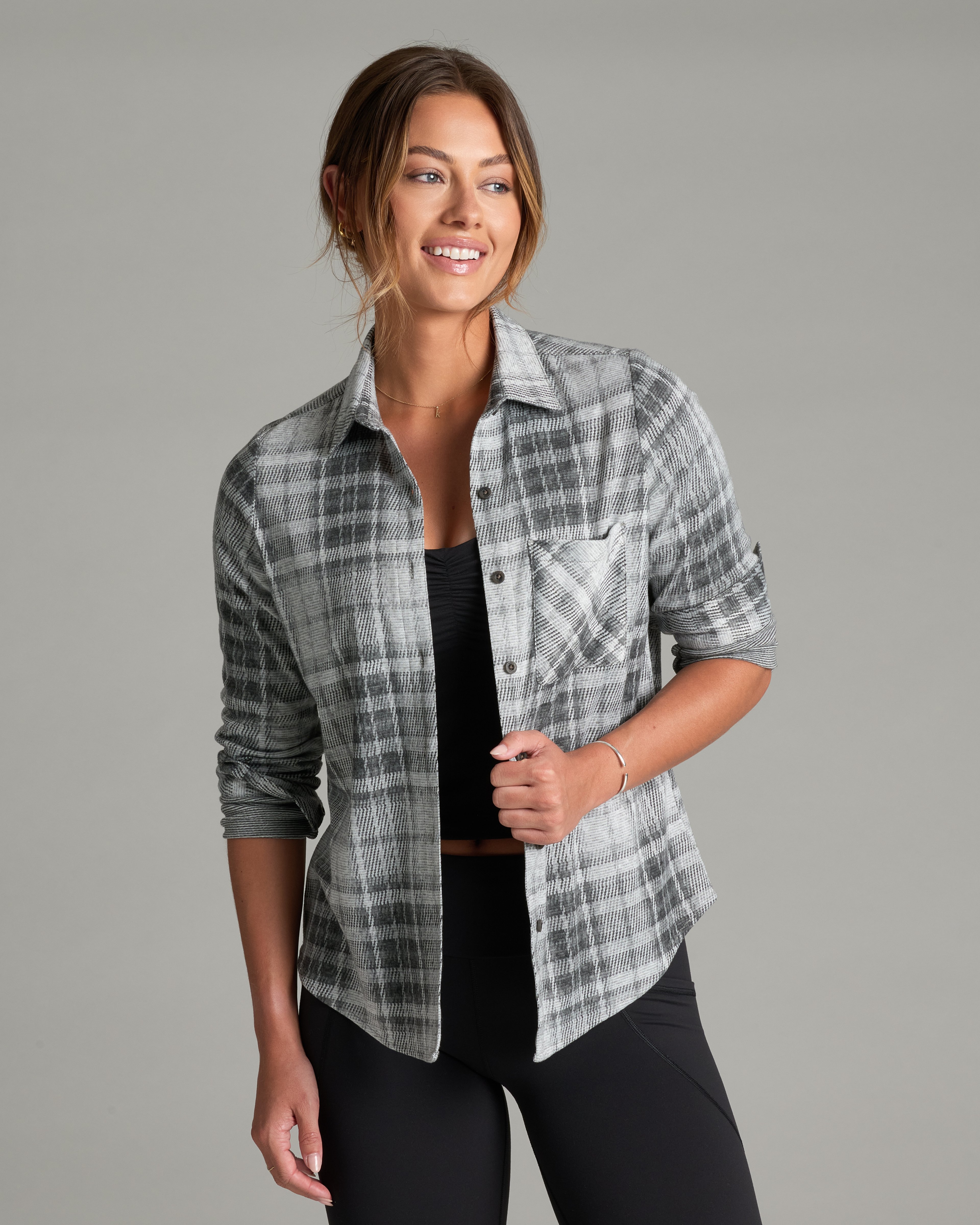 KUHL W's Innovatr Knit Flannel FLINT Front