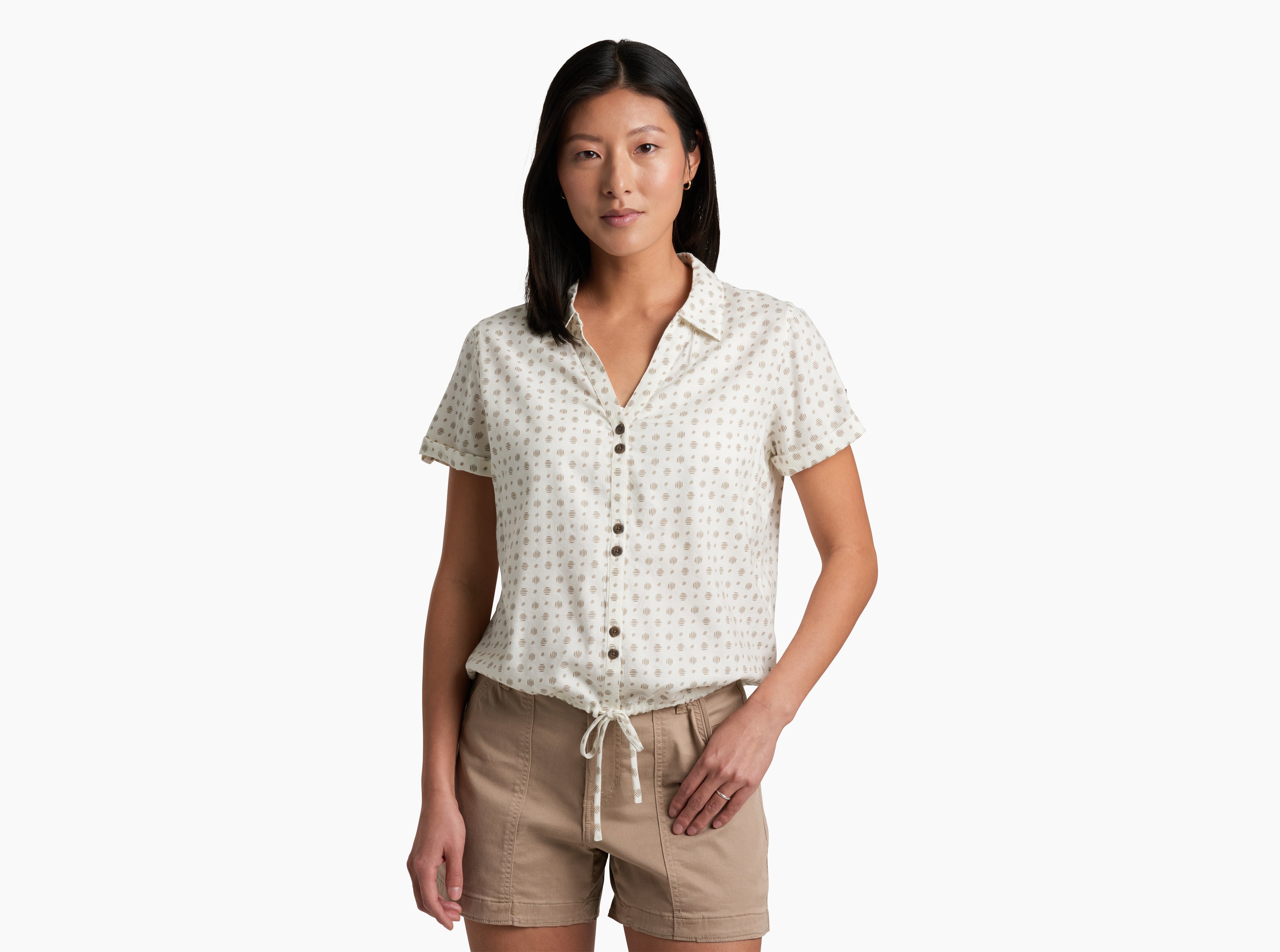 KUHL Liliana SS WHITE PRINT Front