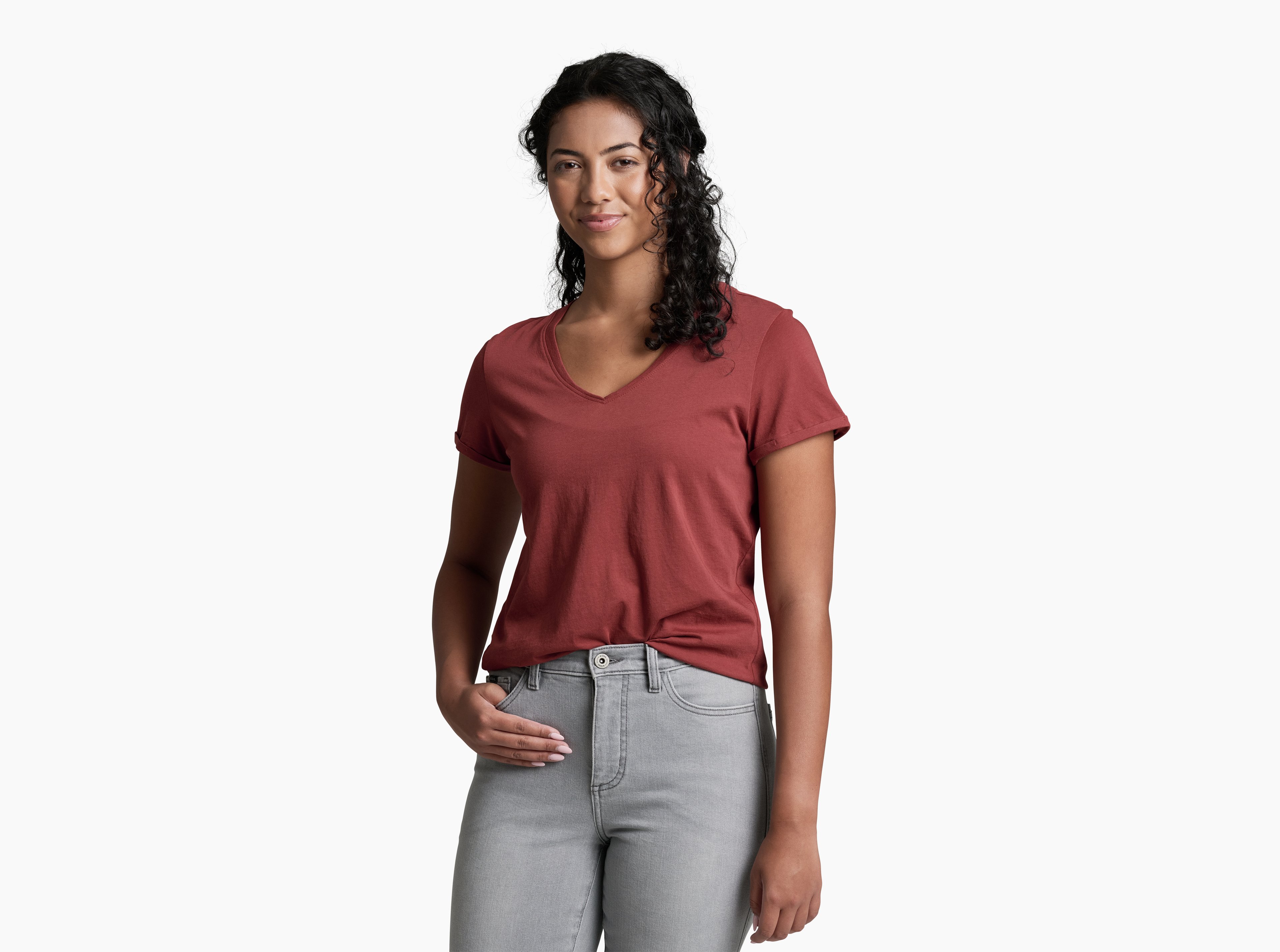 KUHL Vega Tee CHERRYWOOD Front